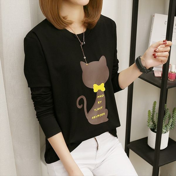 

осень с длинным рукавом жира мм рыхлый 200 цзинь размер жира мм крупных женщин 65,35 хлопок 40 ком длинные рукава крупных женщин 65,35 хлопк, White