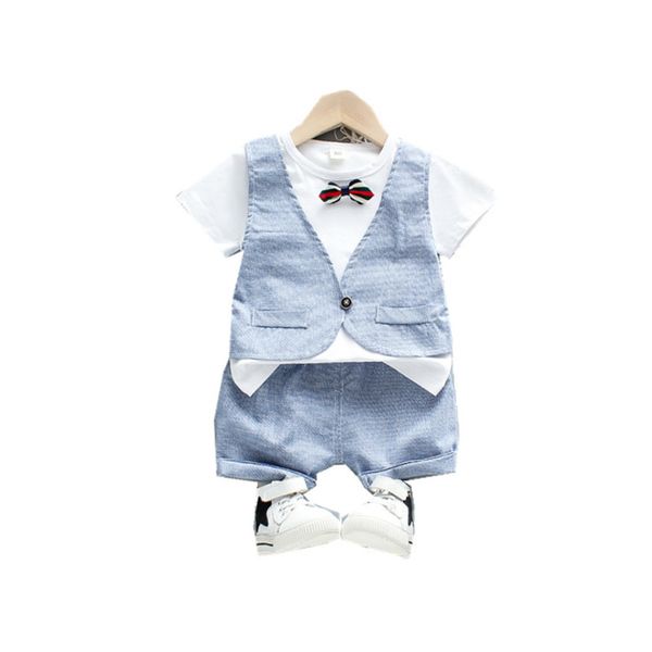 

новое лето с коротким рукавом дети мода одежда baby boy девочек майка шорты 2pcs / наборы дети одежда для младенцев малышей sportswear, White