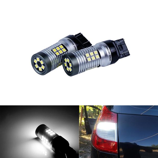 

2x 7440 7443 582 580 t20 w21/5w led bulb 15w car daytime running light drl white