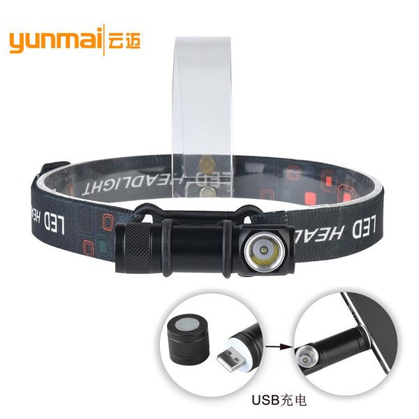 

xpe led light 14500 charge built-in battery flashlight removable headlights