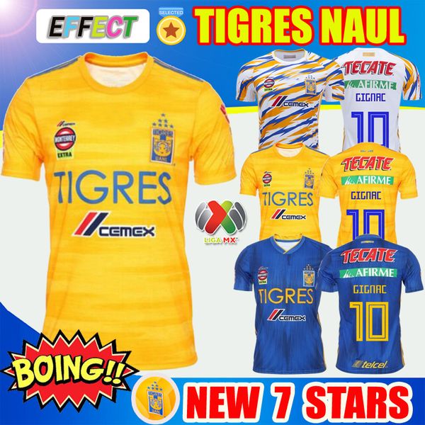 

Новая 7 Star 2019 Нол Тигрес Третий Футбол Трикотажные 19/20 Camiseta де Foot Черный Морелия VERACRUZ Джерси Жиньяк Дети Kit 2020 маек