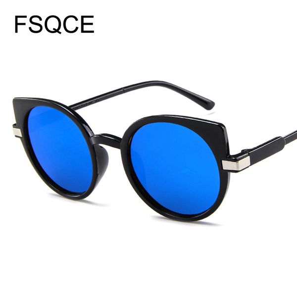 

fsqce women sunglasses new women cat eye sunglasses brand designer cateye sun glasses uv400 new arrival 2020, White;black