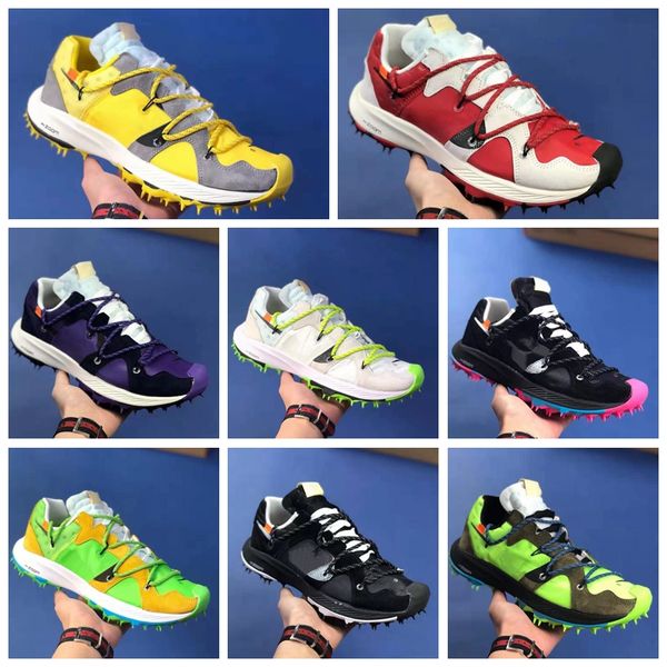 

2019 new athlete in progress x zoom terra kiger 5 collection release running shoes black white red men trainers sports designer sneakers