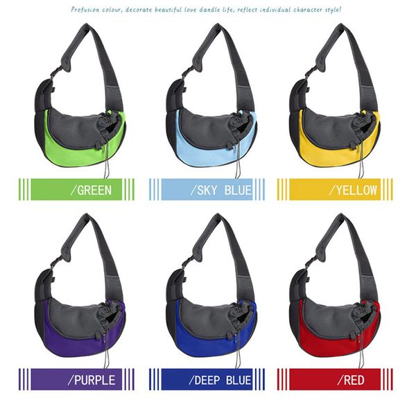 

pet carrier small animal cat dog carrying bag breathable mesh portable travel tote shoulder bag sling backpack pet supplies