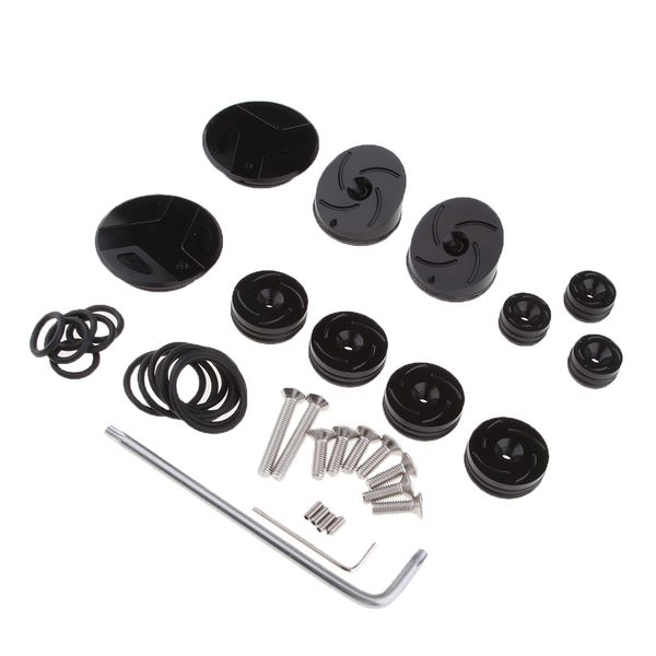 

motorcycle frame hole cap plugs frame insert covers for bmw r1200gs 2014-2017 (black