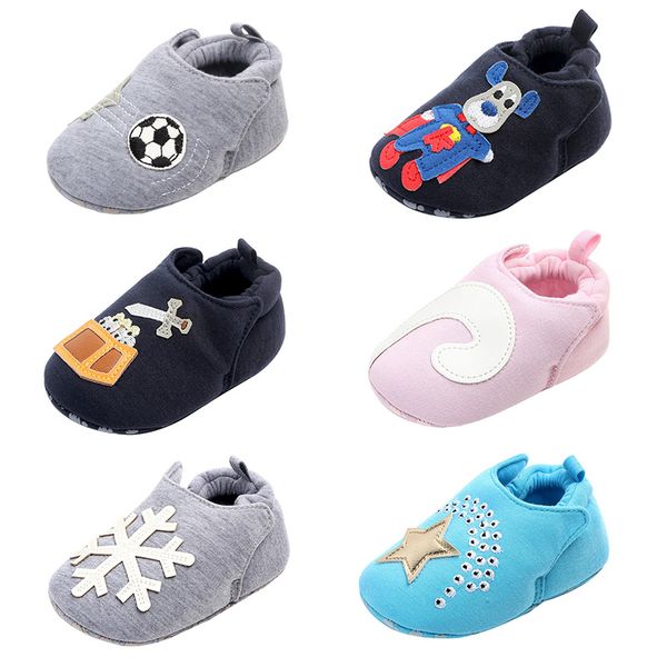 

newborn baby shoes anti-slip spring autumn cotton sneakers for boy girls kids soft sole first walkers casual walking crib shoes