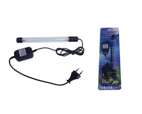 Echte 220V DGB Aquarium Aquarium Koi Vijver Dual-lamp Dompelpomp UV Sterilisator Licht Universeel Voor 1.5M of kleiner Aquarium