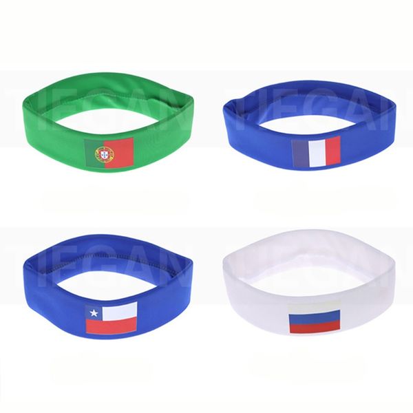 

national flag headband for 2019 would cup soccer fans ribbon hair band for yoga fitness party festival decoration supplies hh7-979