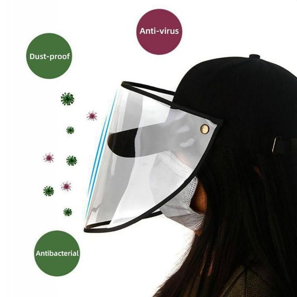 

анти-капелька пылезащитное полное покрытие лица съемный козырек бейсболка шляпа