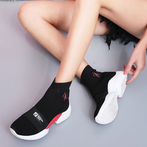 

running shoes sneakers men trainers shoes couple high off -loafers white breathable men and women tides sport bl, Black
