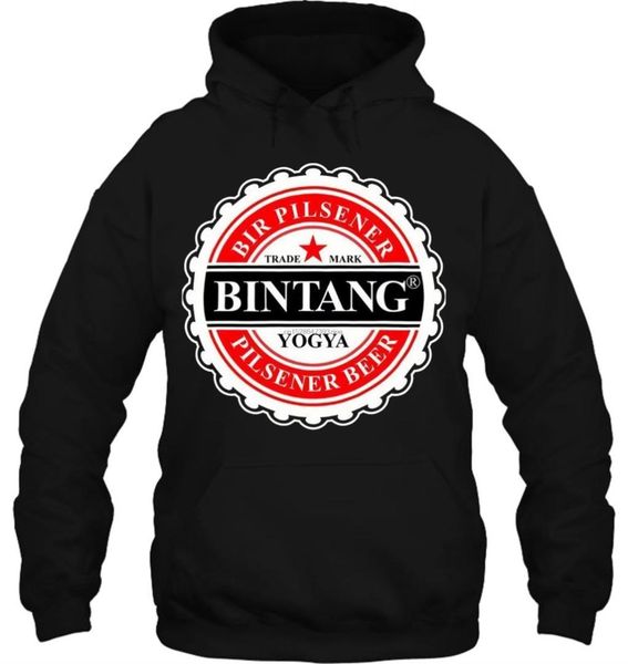 

men hoodie bintang bali beer funny cool women streetwear, Black