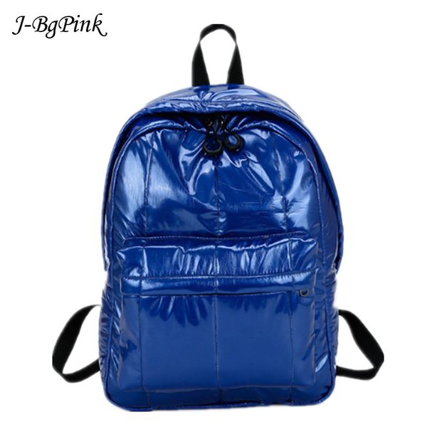 

2019 casual fashion men women nylon shiny waterproof backpack lightweight sports backpack students school bag down bag new