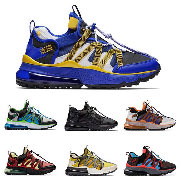 

горячие мужские боуфин кроссовки кроссовки синий черный антрацит десерт конус желтый красный фиолетовый серый волк платформа спорт кроссовки, Black