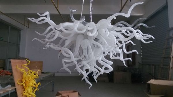

vintage hand blown glass chandeliers new design antique murano glass decorative chain led white pendant lamps