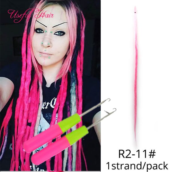 

20" 100% handmade dread lock hair dreadlocks extensions synthetic crochet dreads braiding hair extension for men and women black handma