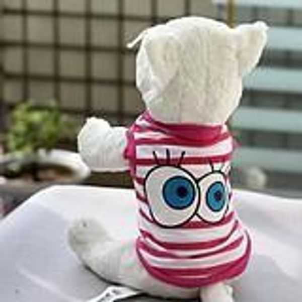 

мило одежда собаки хлопка лета щенки кошка футболка кошка жилет одежда