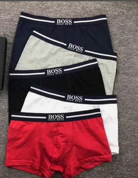 

Boxer men pantie breathable men underwear oft men boxer brief letter underpant for men male hort boxer 008, Black;white