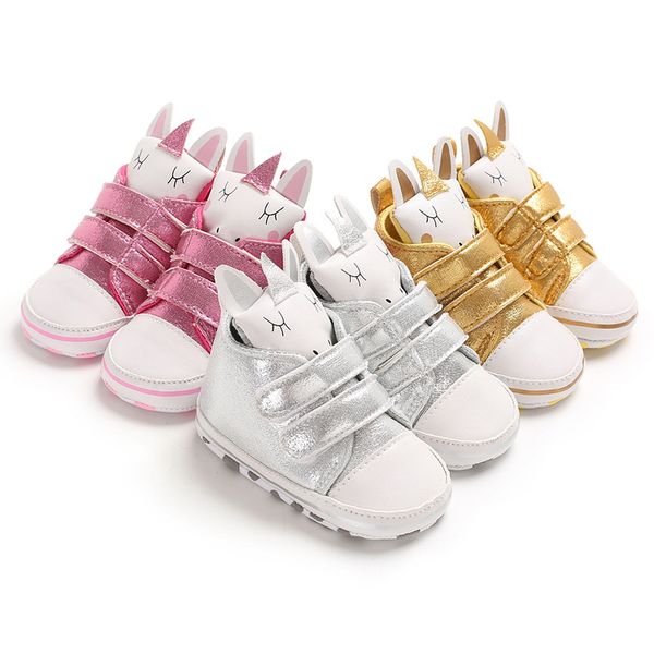 

spring and autumn 0-1 female baby casual soft shoes non-slip baby toddler shoes