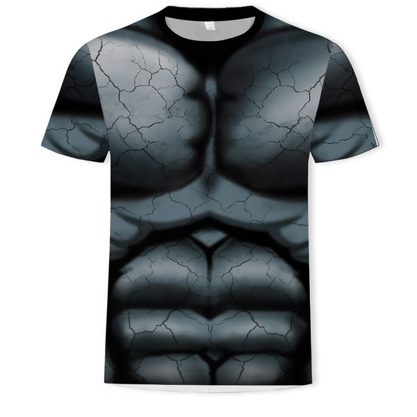 

mens designer summer iron man 3d digital printing short sleeve round collar t-shirt pullover t-shirto1cu, White;black