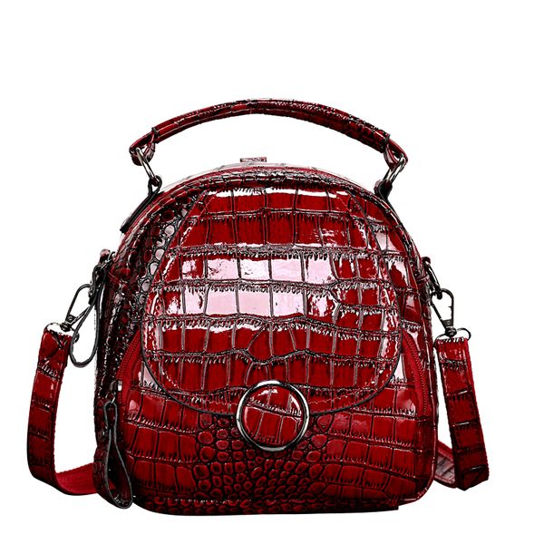 

женская мода сумки лакированной кожи сумка крокодил pattern crossbody сумки для женщин 2020 многофункциональный мешок малых