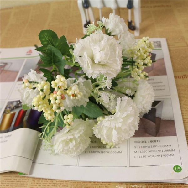 

bouquet artificial chrysanthemum daisy flowers home decor hanging basket garden