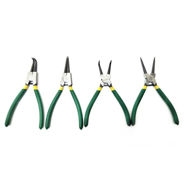 

4pcs multi-function snap ring pliers multi-tool multi-crimp tool inner and outer ring remover circlip pliers circlip combinati
