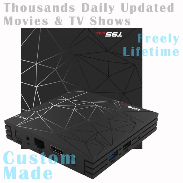 

выполненная на заказ сердечник h6 quad 6k usb3.0 android 8.1 tv box 4gb ram 32gb / 64gb rom