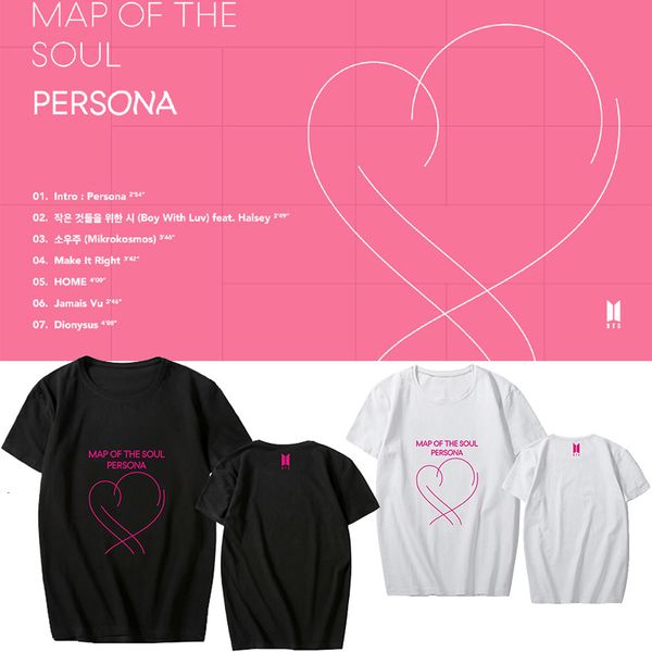 

bts bulletproof juvenile group album map of the soul persona periphery answer aid short sleeve shirt t shirts, Gray;blue