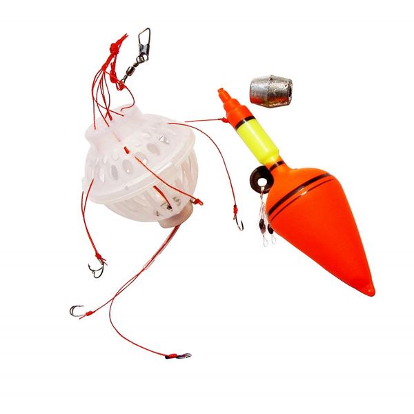 

explosive fishing hooks spherical feeder cage with sharpened fishhooks monsters string hooks