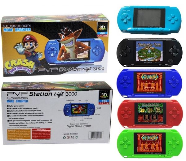

2019 lcd creen pvp 2 7 inch handheld video game player mini portable game machine dhl hipping