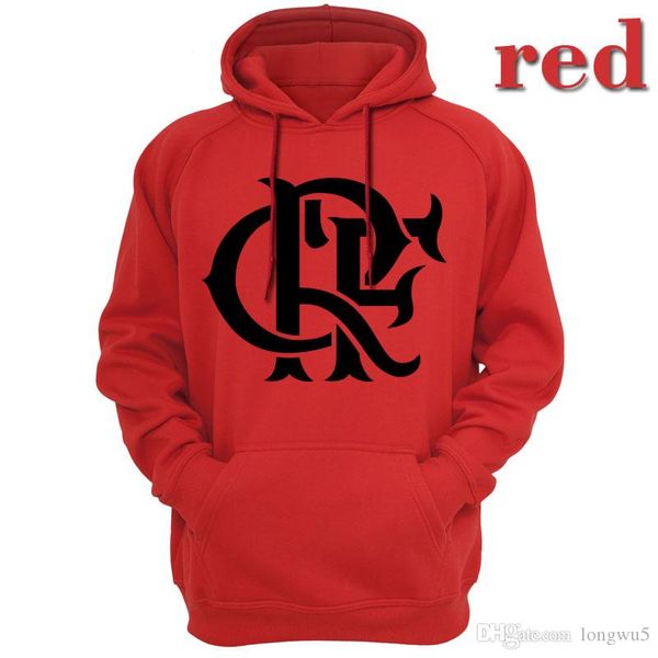 

hooded hoody fc flamengo rio de janeiro brasil fans hoodies sweatshirts clube de regatas do flamengo rj men casual apparel, Black