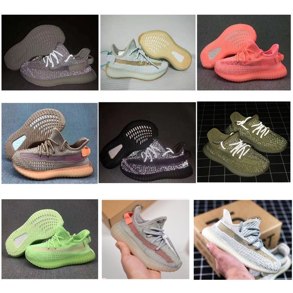 

2019 baby kids children shoes clay hyperspace true form v2 running shoes boy girl kanye west beluga 2.0 sneakers toddler trainer, Black