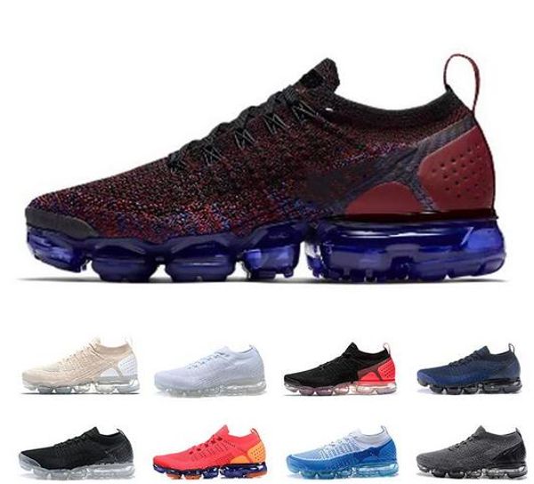 

2.0 running shoes mens womens shoes 2018 air cushion black white sport shock jogging walking hiking sports athletic sneakers size 36-46