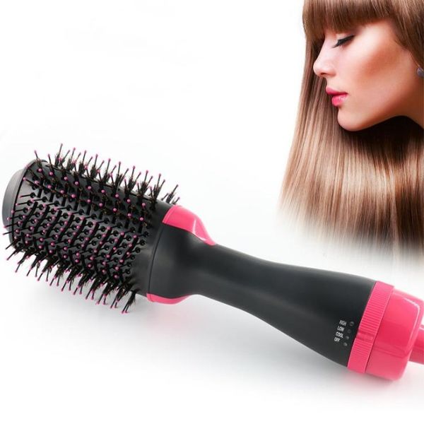 

2 in 1 professional hair dryer brush mutifunctional hair straightener curler comb curling homeuse party styling tools