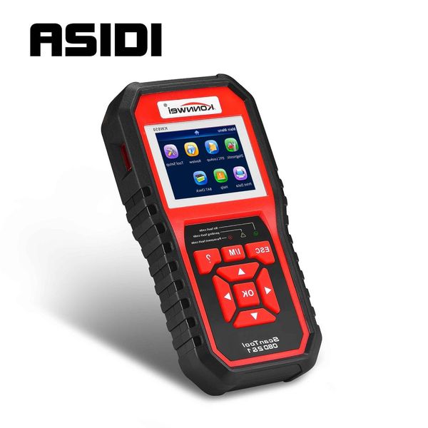 

konnwei kw850 obd2 eodb can auto scanner one click update car diagnostic scanner tool battery testeonly detect 12v gasoline car