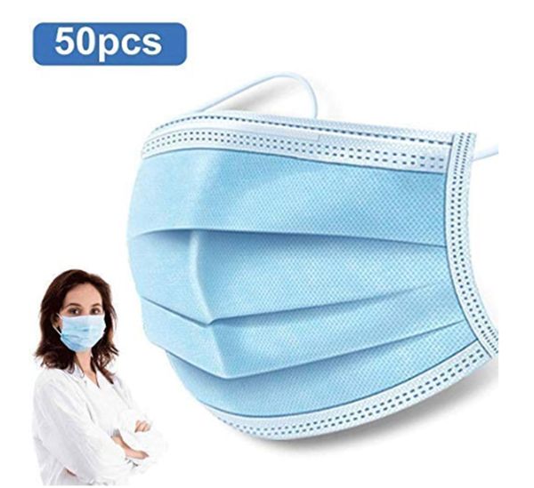 

100 pcs disposable non woven camouflage face mask earloop anti-dust flu surgical mask respirator outdoor mouth dust mas