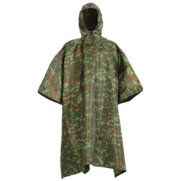 

men women multifunction raincoat waterproof rainwear rainproof poncho for outdoor camping hiking mountaineering, Blue;black