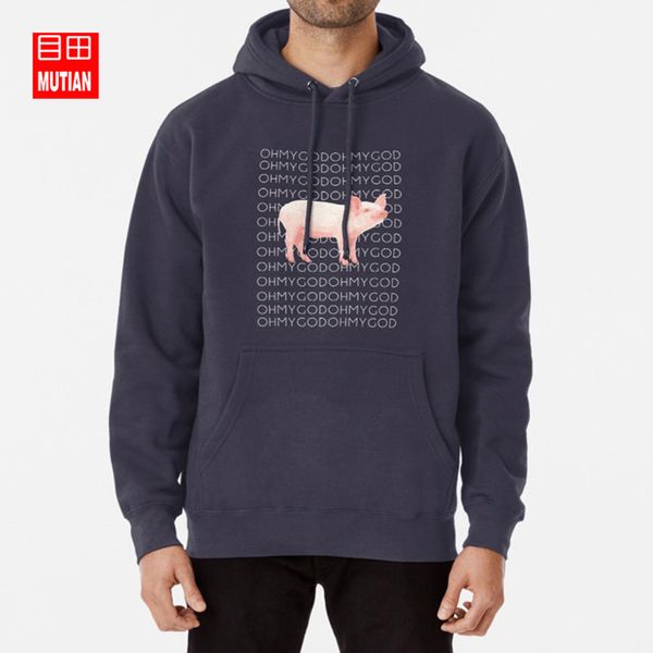 

oh my god pig hoodies sweatshirts pig shane dawson cute kawaii funny oh my god omg youtube youtuber, Black