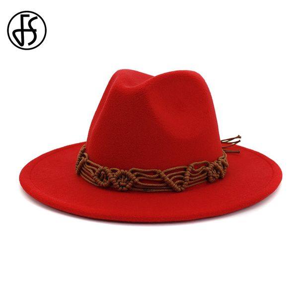 

fs spring wool mens fedora hat wide brim felt formal bowler hats for women red army green yellow jazz cap bonnet magique femme, Blue;gray
