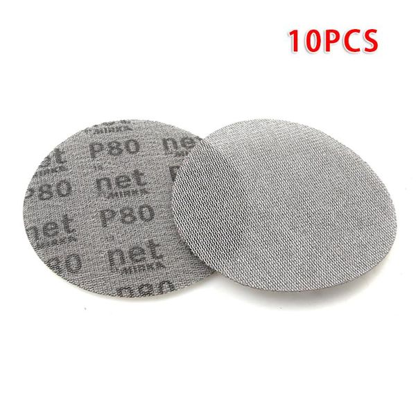 

10pcs 6 inch 150mm dry sandpaper polishing sanding disc grinding tool dust-for eliminate jams and pilling
