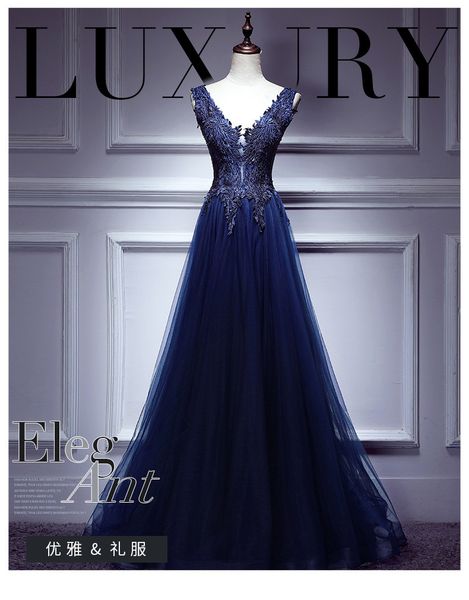 

new elegant gorgeous luxury vintage women v-neck floral flowers backless host show night banquet wedding party dress wholesale, White;black