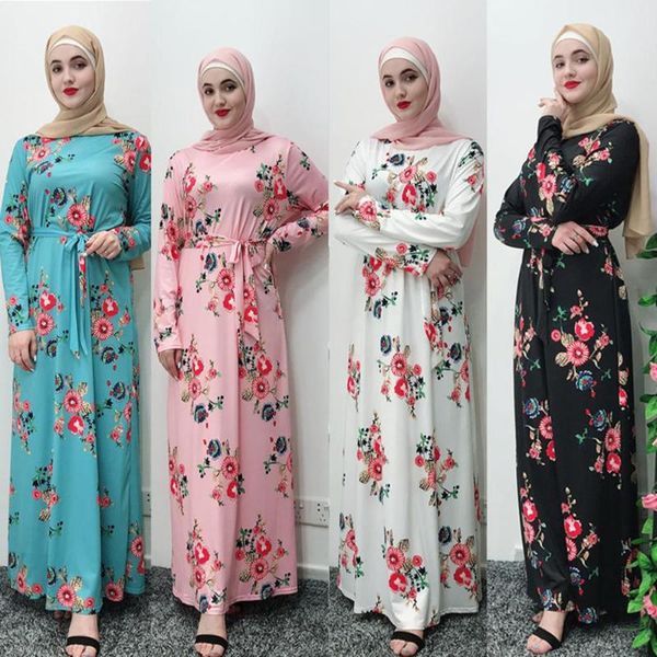 

мусульманские женщины модеста maxi платье абай турция ряса кафтан одежда, Red