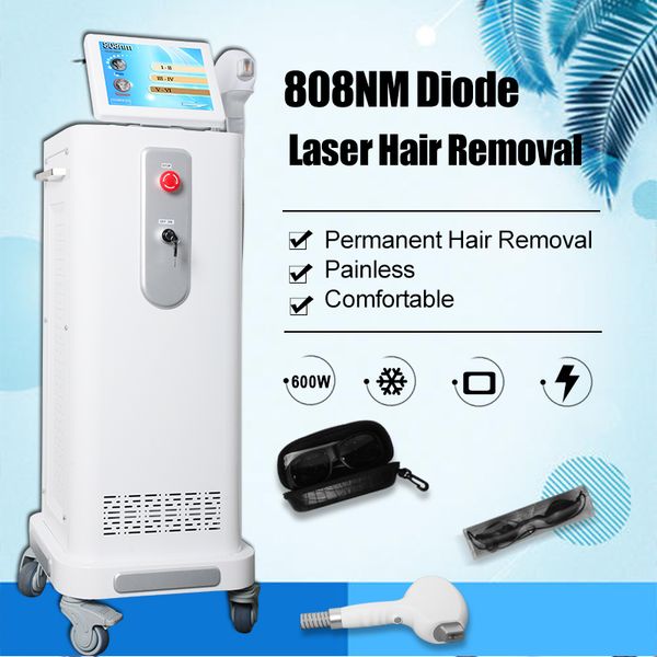 

new professional light sheer 808nm diode laser permanent hair removal machine laser 30 million s painless soprano hair removal treatment, Black