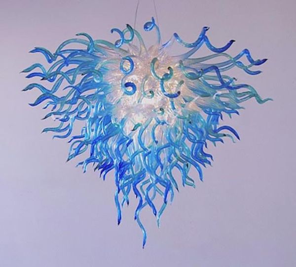 

decorative hand blown glass chandelier light for home italian murano glass ceiling chandelier lamps blue shade aqua chandelier pendant light