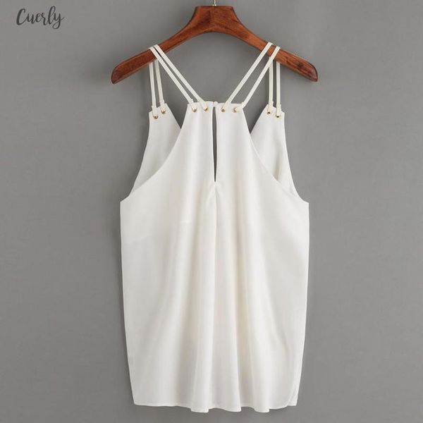 

t shirt casual crop sleeveless vest tank cami t shirt solid summer for women ma7, White