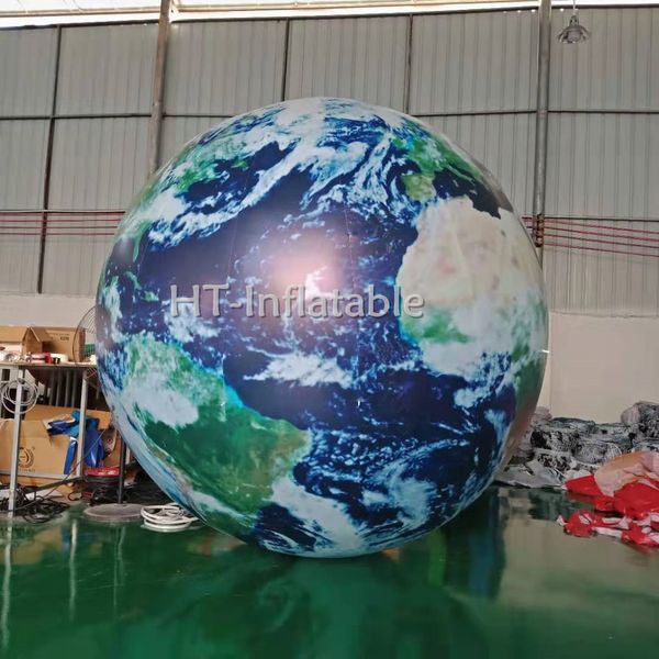 

5m custom led inflatable earth ball/ inflatable world globe/ inflatable planets for the solar system