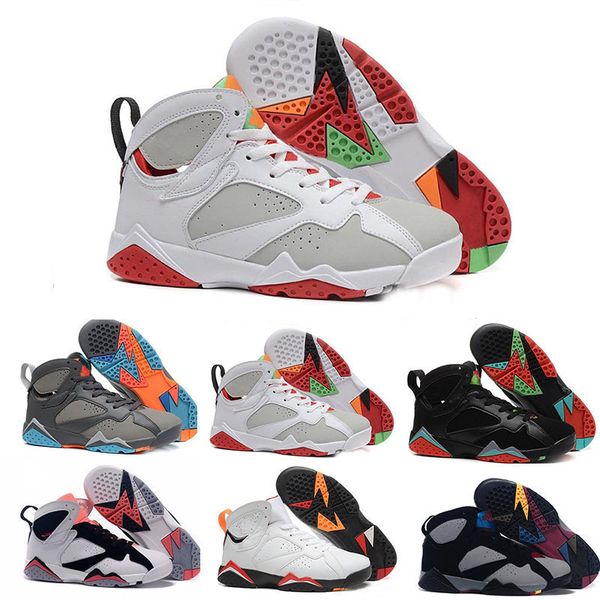 

new 7s patta bordeaux hare ray allen tinker alternate olympic basketball men shoes french blue barcelona nights designer sneaker size 40-47
