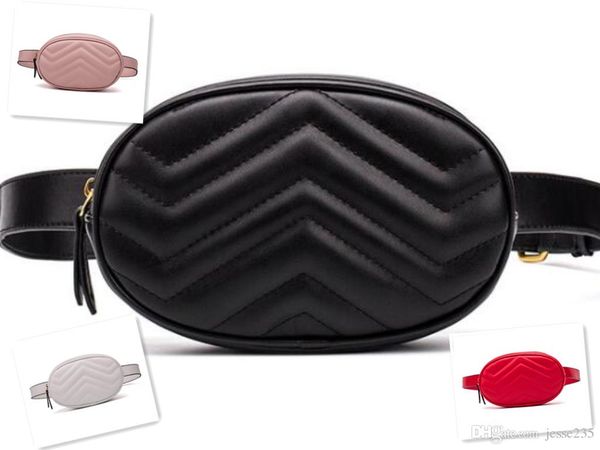 

wholesale new fashion pu leather brand handbags women bags designer fanny packs famous waist bags handbag lady belt chest bag 4 colors