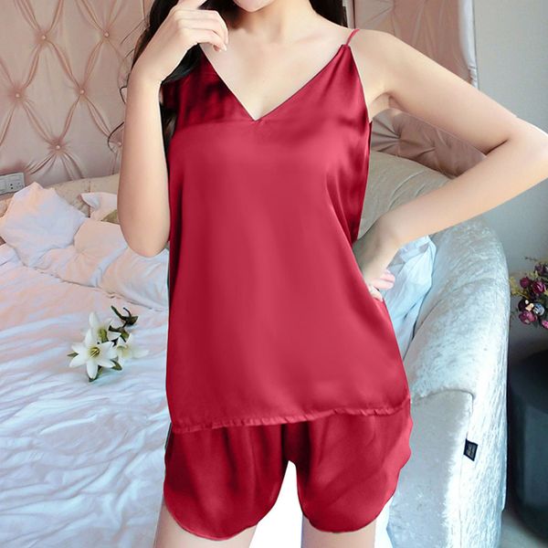 

lingerie fashion home suit womens sleepwear backless shein camis babydoll nightwear underwear suit home clothes, Blue;gray