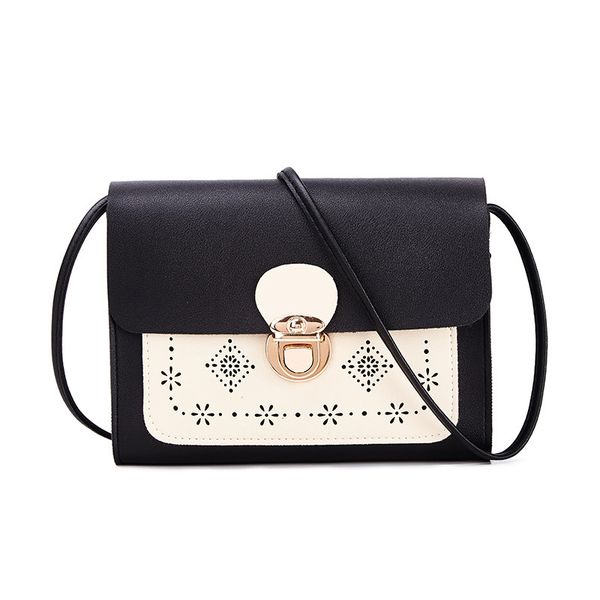 

women's carved crossbody bag small square bag 2020 new shoulder lock mobile phone temperament